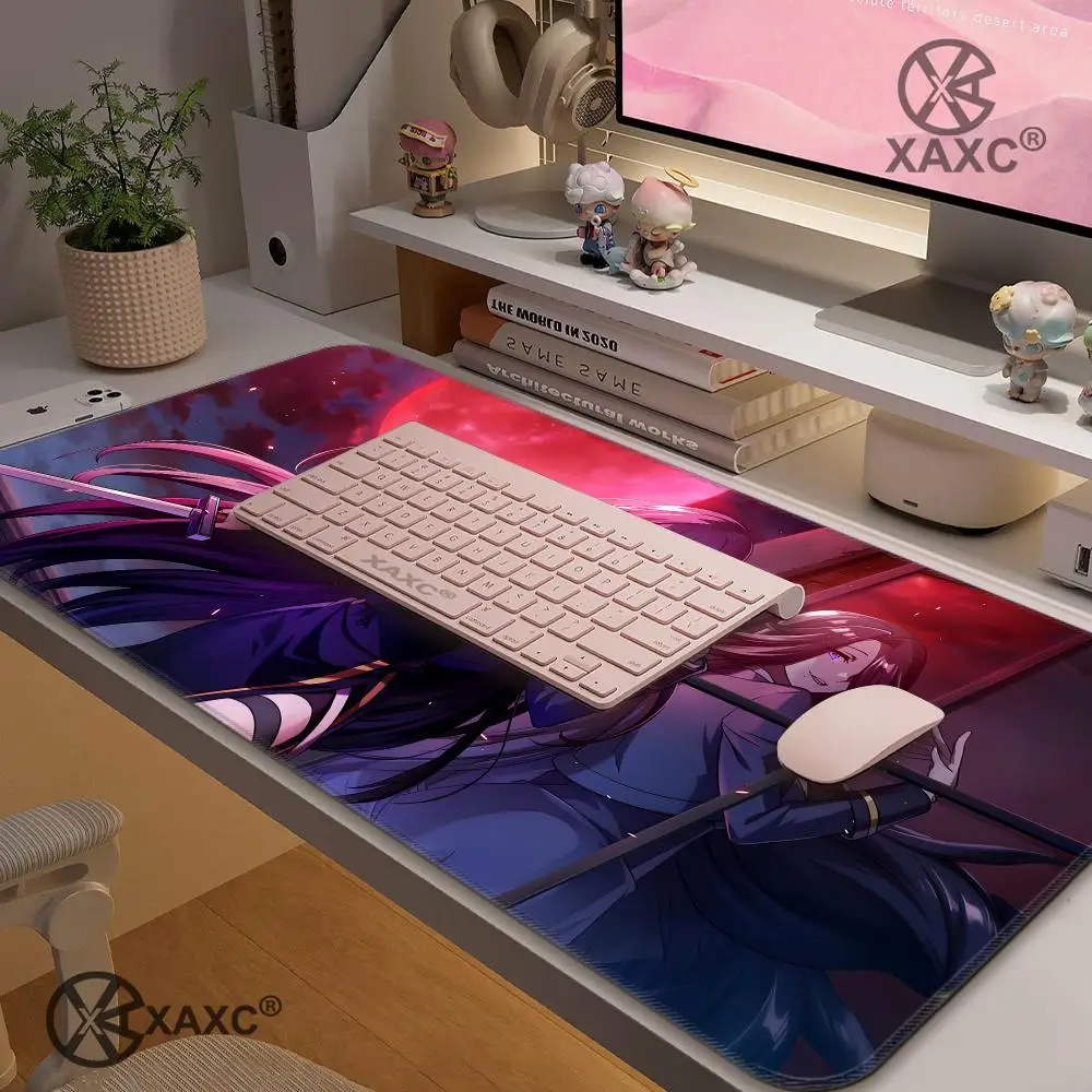 Anime The Eminence in Shadow Mouse Pad Large Keyboard Mouse Desk Pad XXL Non-Slip Rubber Gaming Mouse Pad Laptop Mouse Carpet