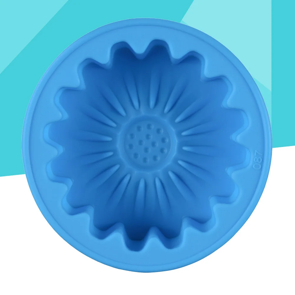 

Food Grade Silicone Cake Mold Flower Pattern Baking Tray Non-Stick Eco-Friendly Easy Clean Natural Antibacterial Corrosion