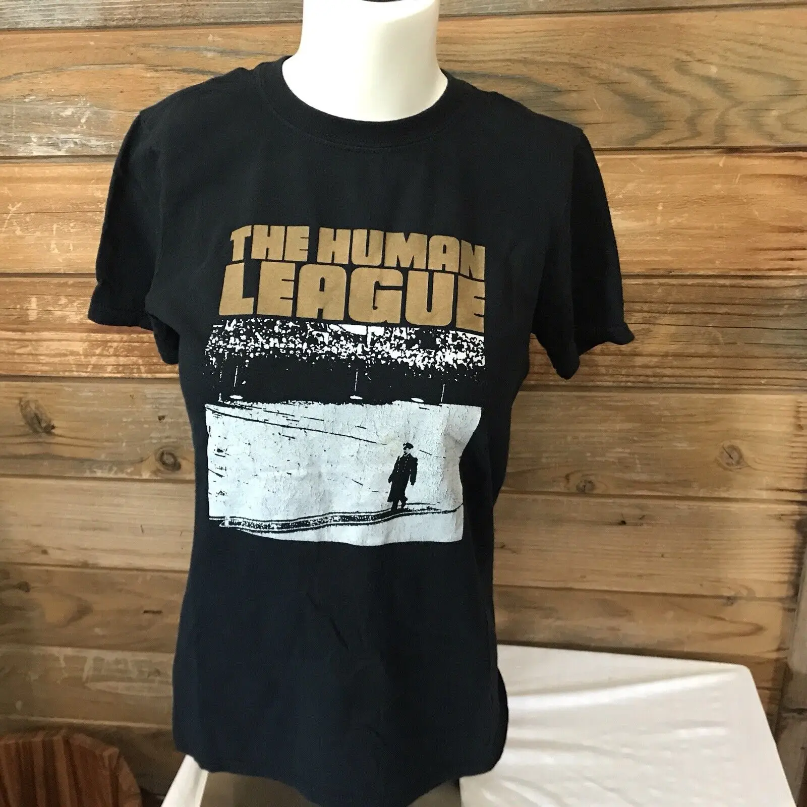 The Human League New wave 80's band Women s small t shirt Rare graphic long or short sleeves