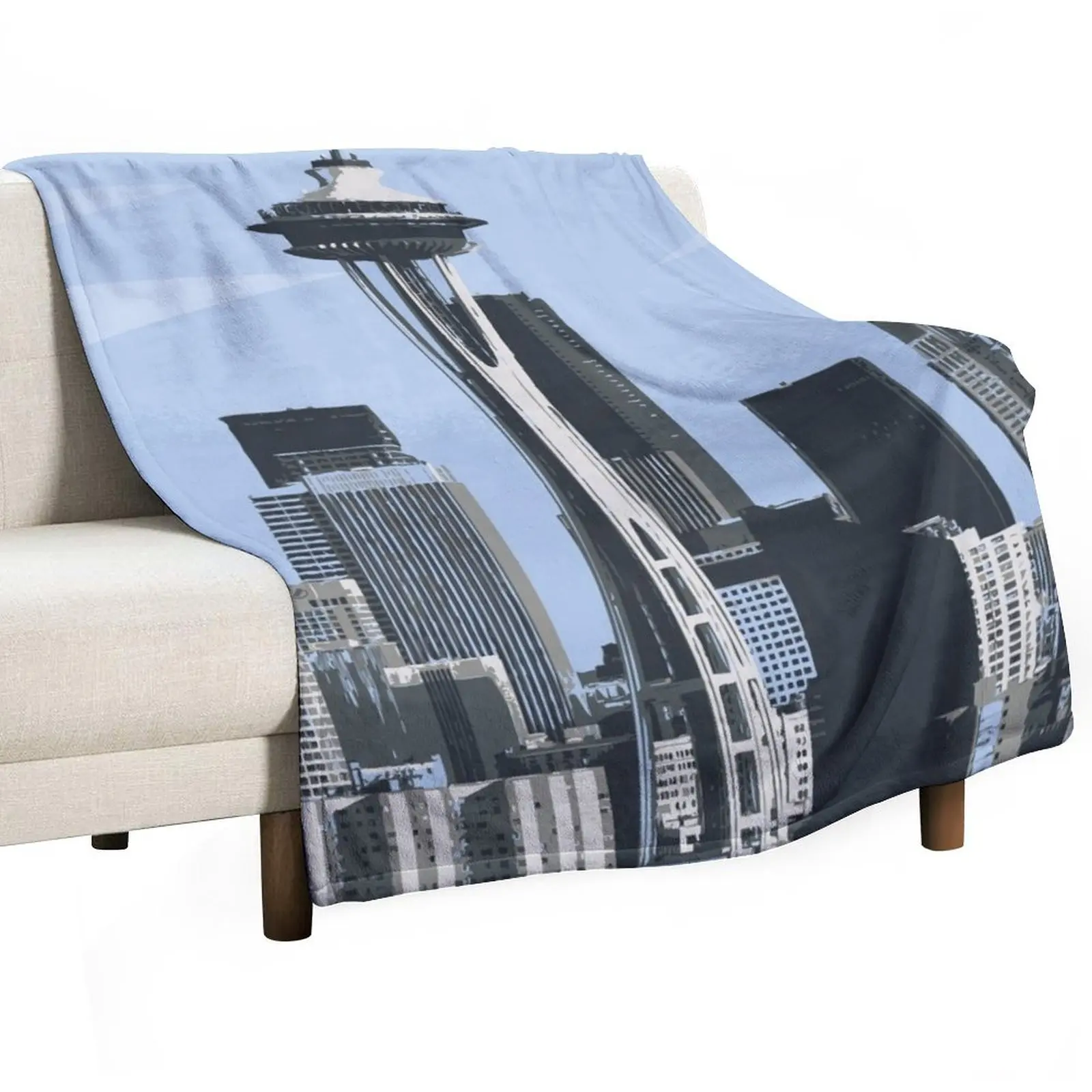 Seattle Space Needle United States Throw Blanket for sofa Kid'S Blankets