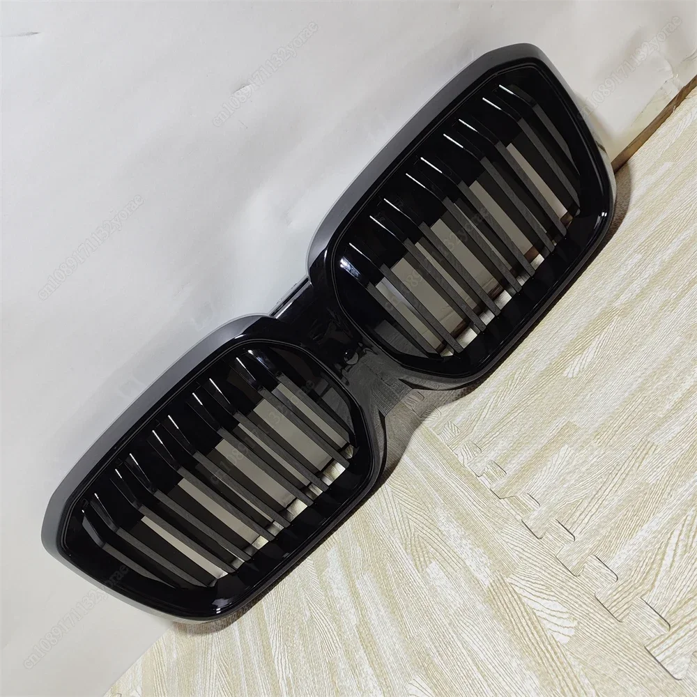 For BMW G08 iX3 M Style 2020 2021 2022 2023 2024 Car Front Bumper Kidney Grille Racing Grills Double Line Black Bodykits Tuning