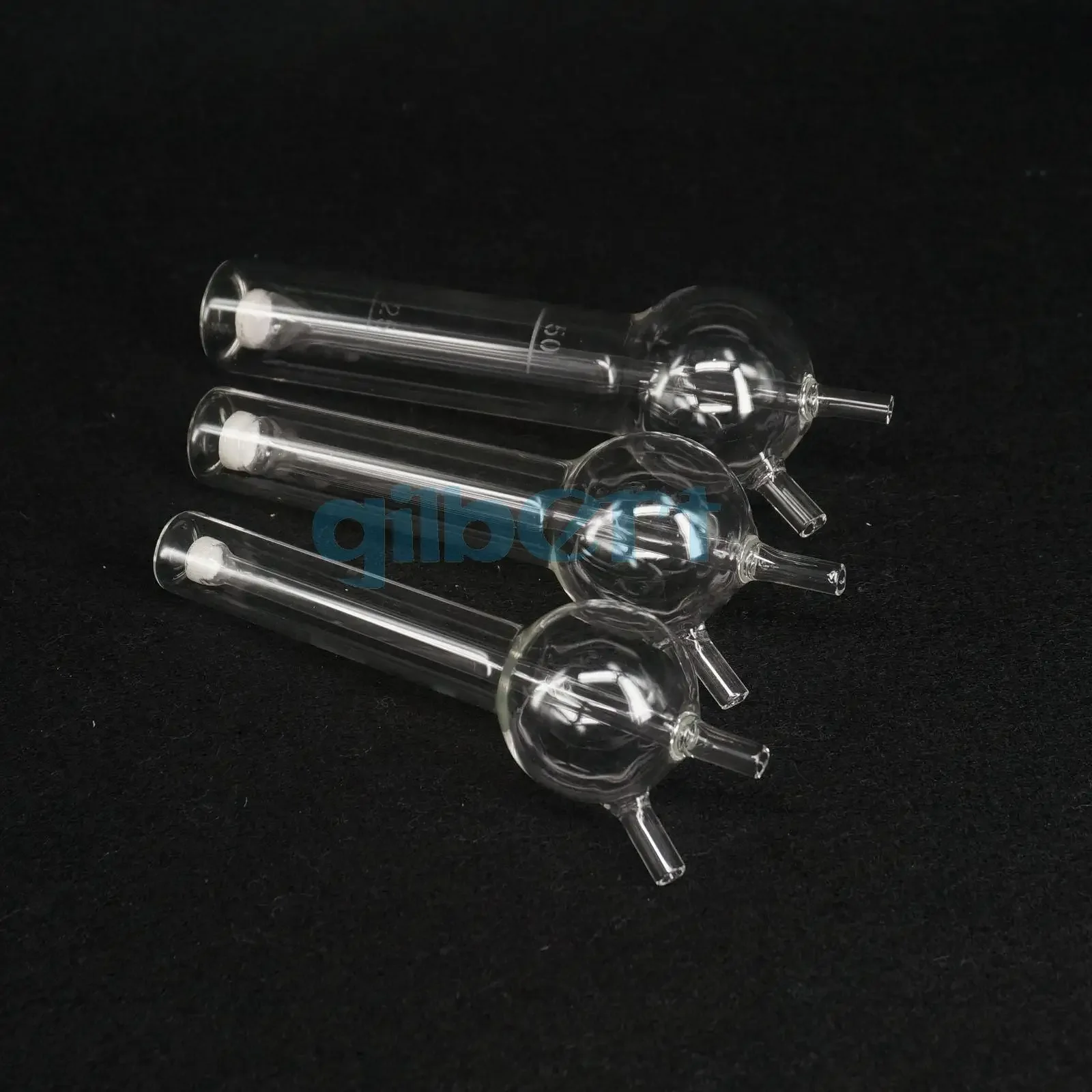 10ml 25ml 50ml 75ml 125ml Glass Clear Sulfur Dioxide Absorber Tube Bottle Apparatus Chemi Labware Glassware
