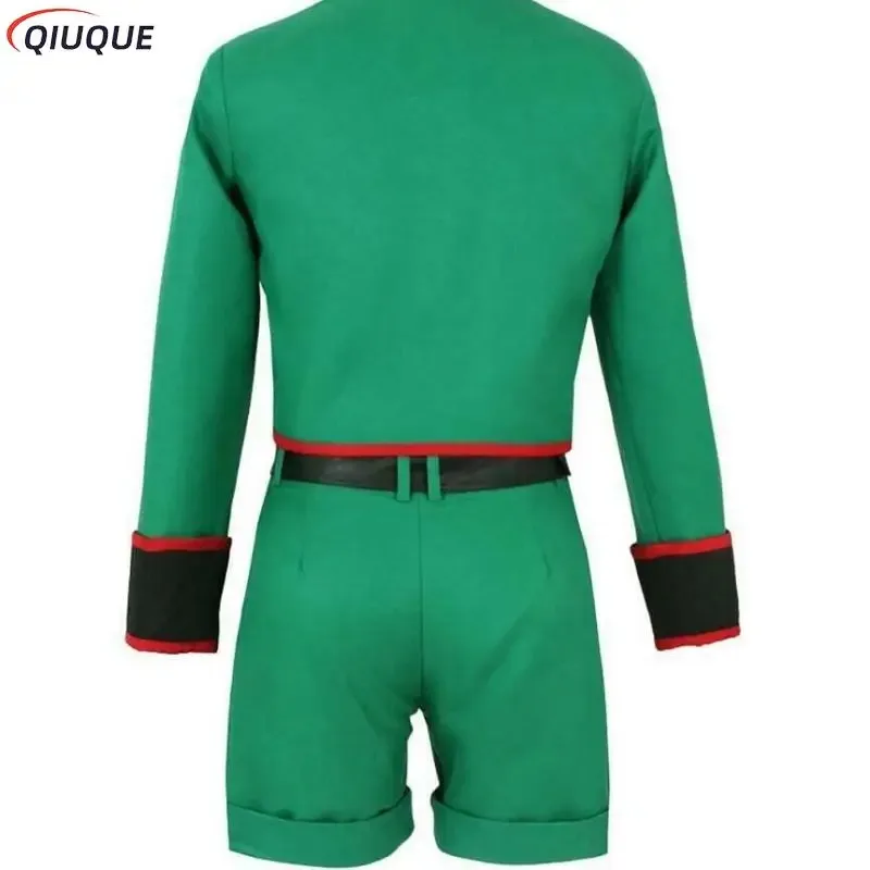 

Anime x Hunter Gon Freecss Costume Green Suit Halloween Christmas Party Carnival Men Women Cosplay Costumesa;6'x,9;y'
