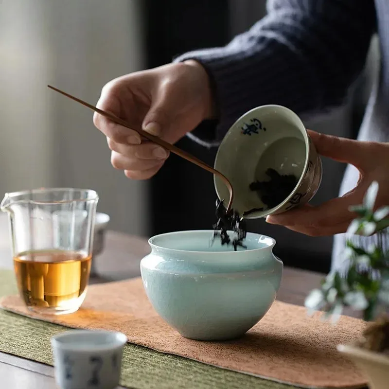 

280ml Household Chinese Style Ceramic Tea Wash Bowl Crockery Washing Cup Washing Water Kung Fu Set Small Jian Shui