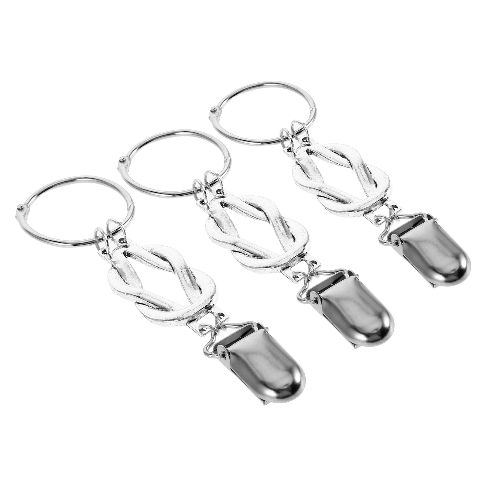 

3pcs Travel Hat Clip Vintage Knot Zinc Alloy For Outdoor Hiking Camping Hat Holder Bag Backpack Purse Luggage Organizer Storage