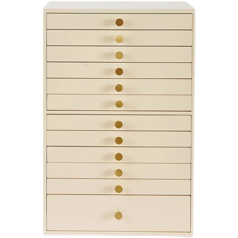 

Jewelry box 12-layer large-capacity wooden multi-layer jewelry storage box high-end simple household stud earrings European jewe
