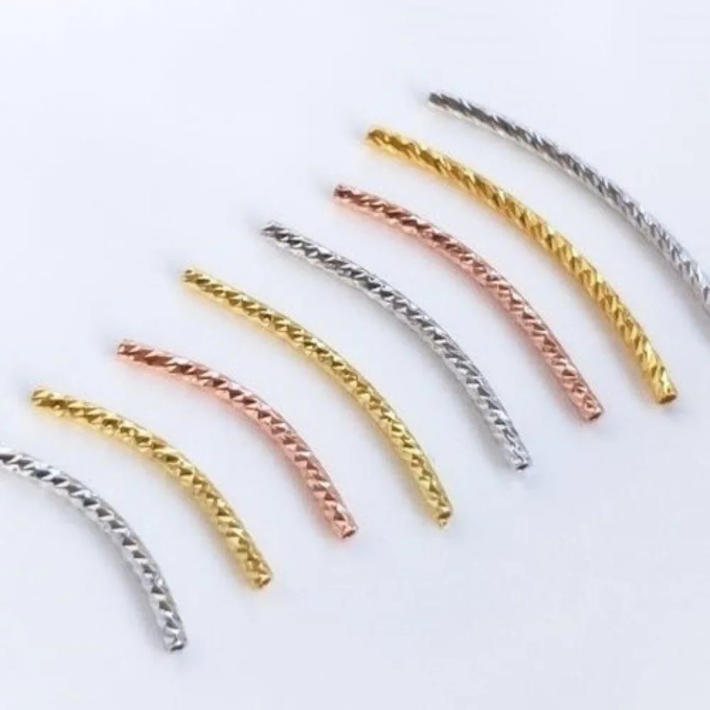 

18-каратное золото, белое золото, розовое золото, граненая секция, резьбовое локоть, сделай сам, ювелирный браслет, материал