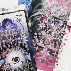 1Pc Butterfly Decorative Stickers Scrapbook Stationery Flakes Idol Card Deco Stickers For Arts Diy Crafts Album Journal