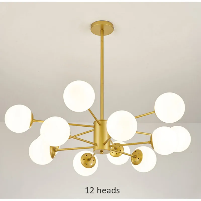 

Modern Glass Chandelier Lighting Ceiling Chandeliers Light For Dining Living Room Bedroom Kitchen Indoor Lustre Fixture Lights