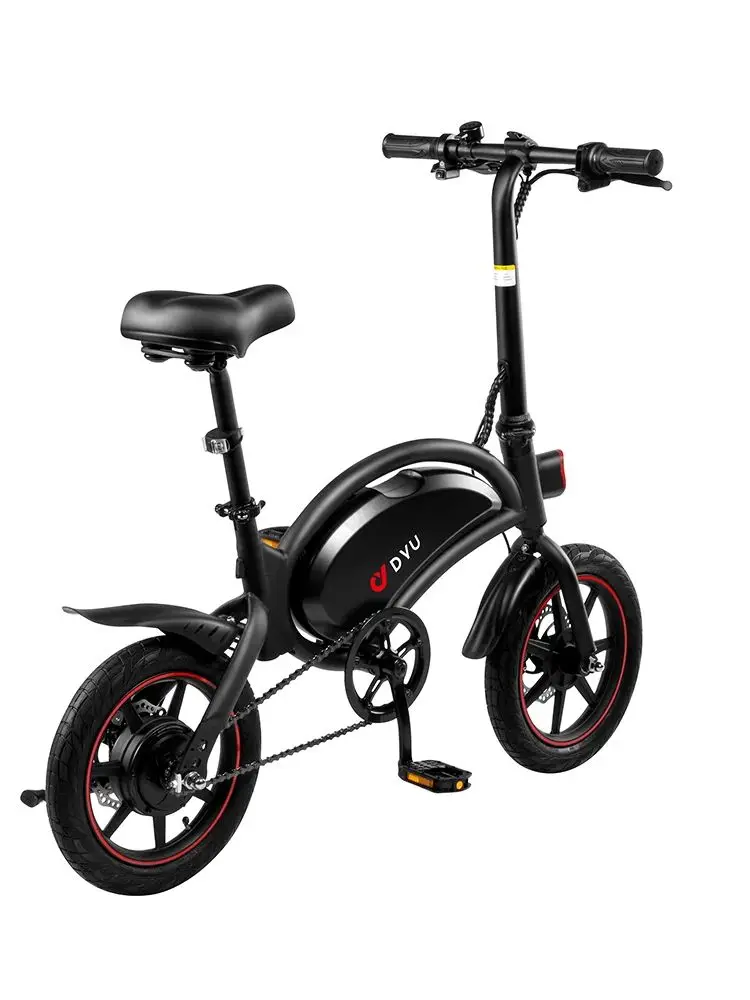 AliExpress DYU D3F Adult Electric Bike 250W Motor City Ebike 36V10AH Battery Electric Bike 14 Inch Tire Folding Electric Bike