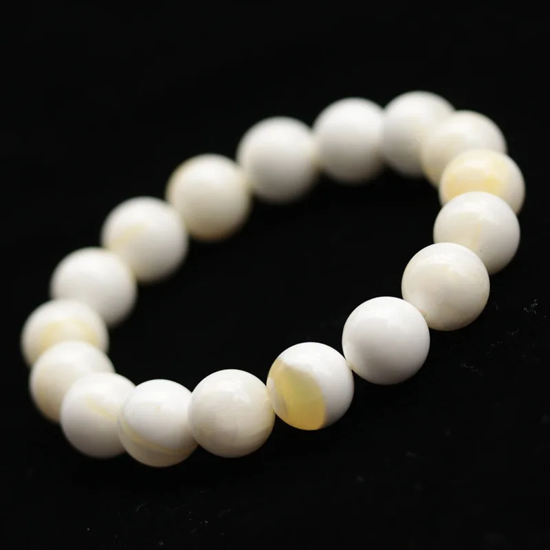 Floral Old Chicken Oil Yellow Beaded Bracelet for Men and Women, Round Bead Couple's Amber Jewelry