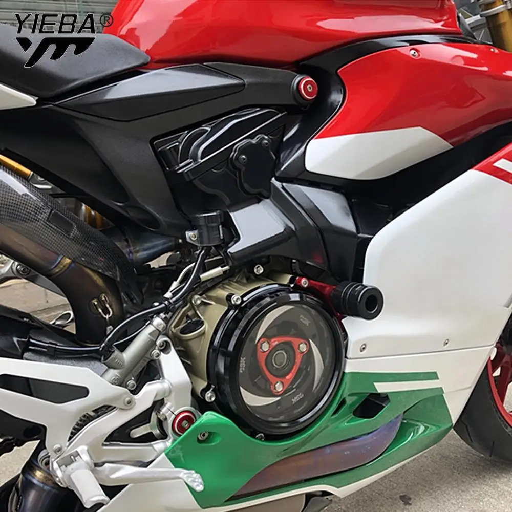 오토바이 알루미늄 프레임 플러그 캡 장식 프레임 홀 커버, Ducati 899 959 1199 1299 Panigale / S Panigale V4 S 액세서리
