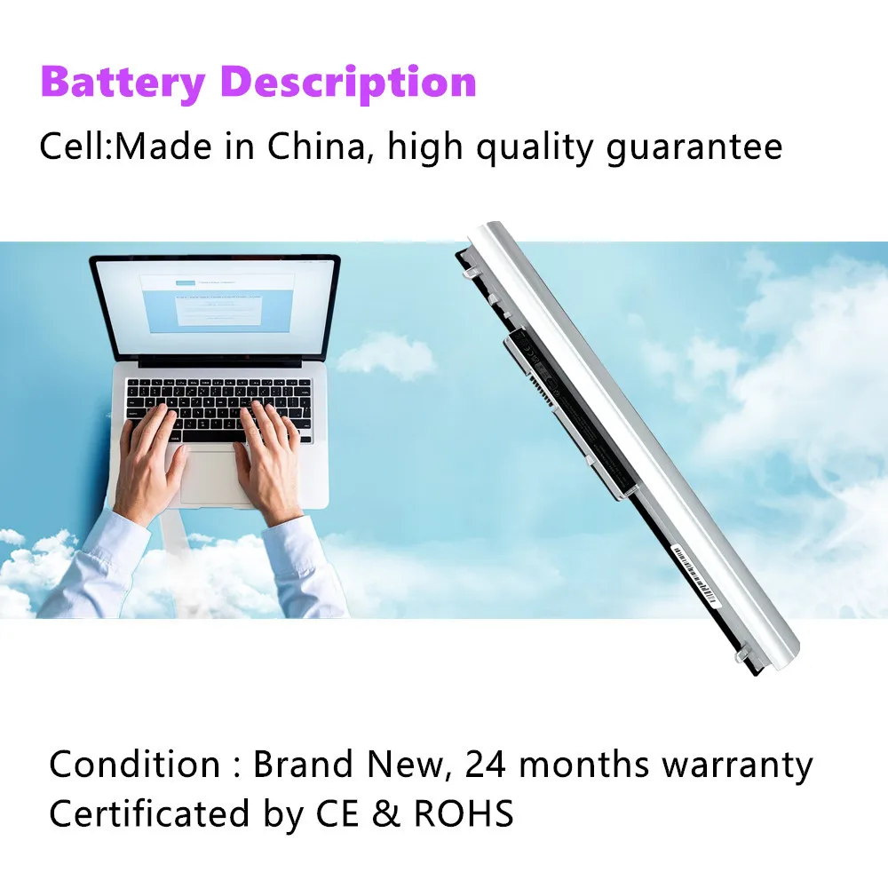 14.8V Laptop Battery For HP Pavilion 14 15 350 G1 Series LA04 HSTNN-UB5M HSTNN-UB5N HSTNN-Y5BV TPN-Q129 TPN-Q130 TPN-Q131