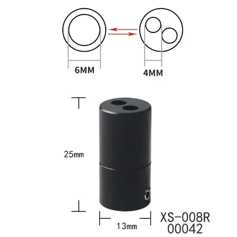 1 قطعة HiFi الصوت سبائك الألومنيوم المتكلم الموز RCA كابل توصيل سلك الفاصل Y بانت التمهيد المتكلم خط الفاصل محول كم