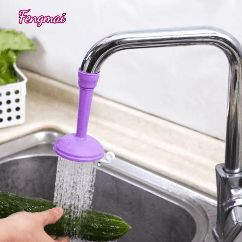 Fengmai 1PC Dish basin faucet joint splash proof nozzle universal rotatable household kitchen silicone shower