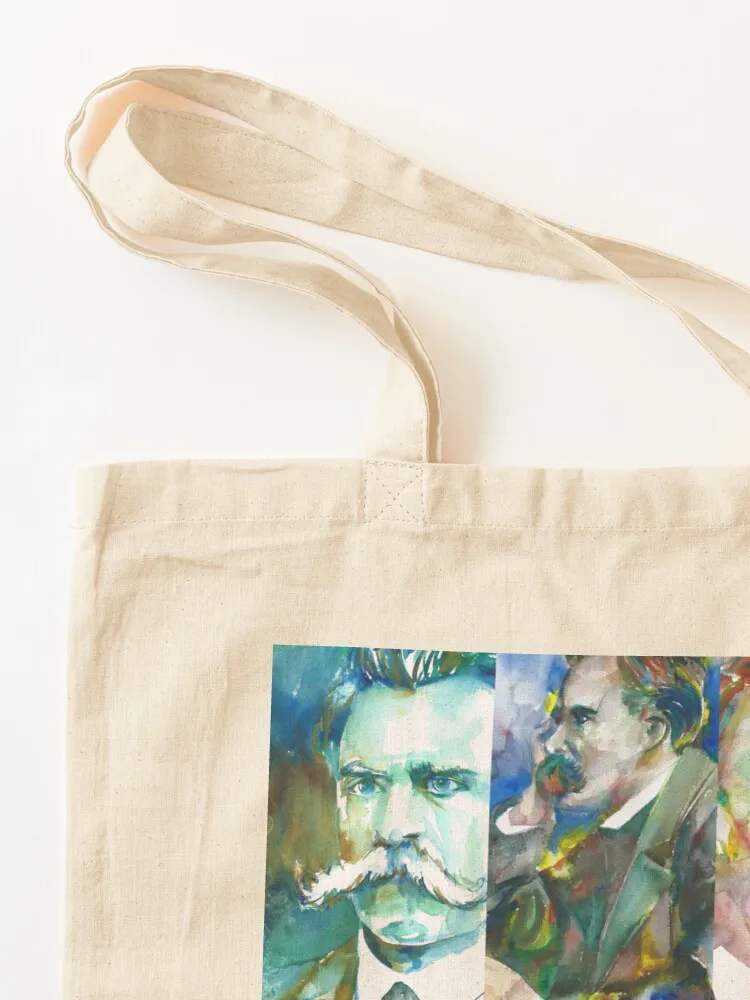 SIX TIMES FRIEDRICH NIETZSCHE Tote Bag Women's beach bags Handbags Canvas stote bag Custom bag