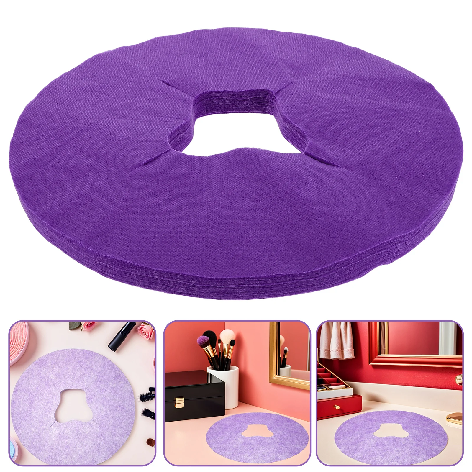

400pcs Massage Bed Face Hole Towel 11 Inch Disposable Non Woven Spa Sheets For Massage Table Cover Facial Bed Sheet Beauty Couch