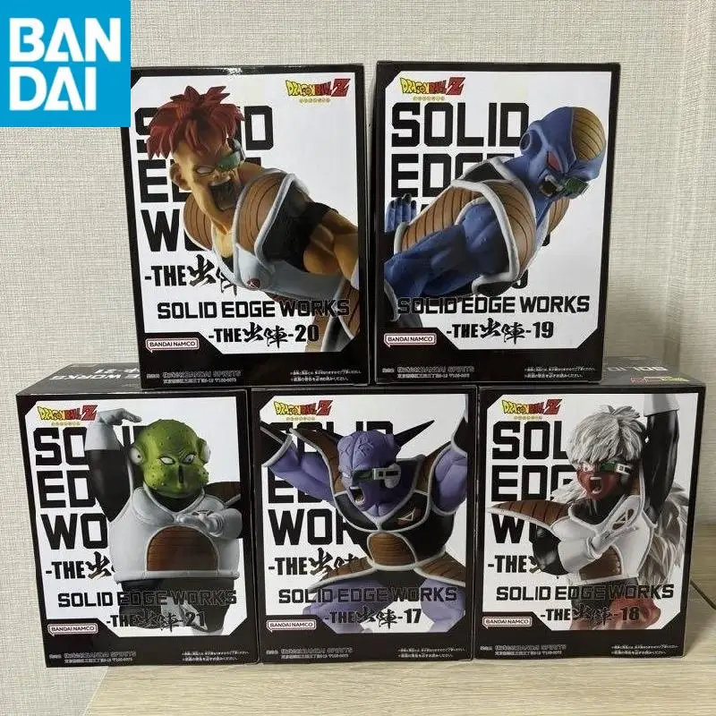 

Genuine Bandai Banpresto Dragon Ball Z Solid Edge Works Ginyu Force Guldo Recoom Burter Jeice Ginyu PVC Action Figure Model Toy