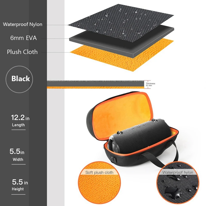 حقيبة حمل كاملة لـ JBL ، Xtreme 4 ، محمولة ، مقاومة للماء ، سماعة بلوتوث لاسلكية ، سفر ، حقيبة تخزين