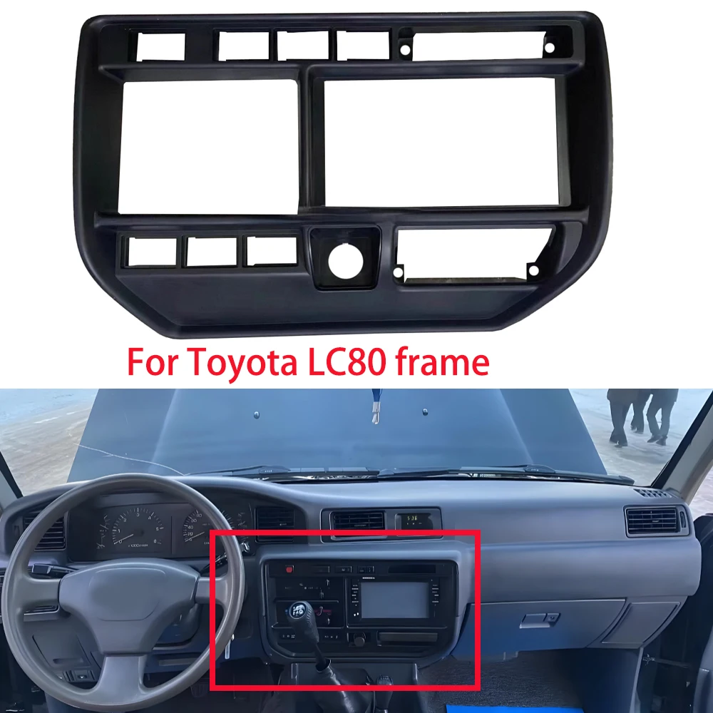 For Toyota Land Cruiser 4500 LC80FZJ80 dashboard center console trim panel frame, dashboard middle trim panel