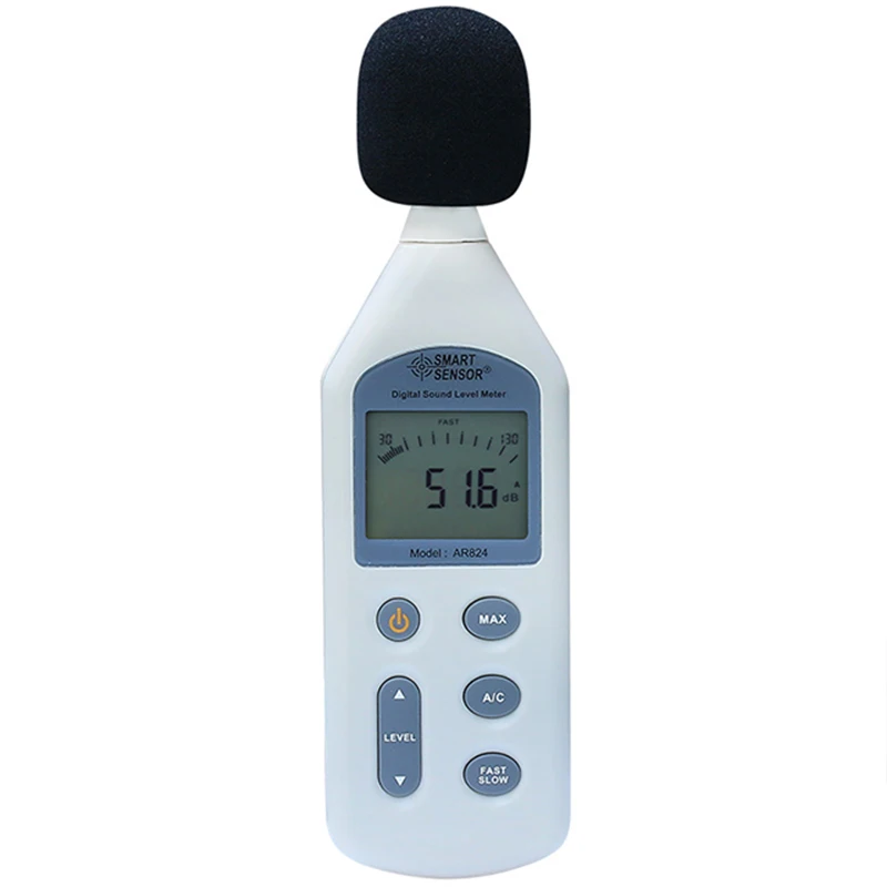 Professional Plastic Sound Pressure Decibel Audio Sound Level Meter with Data Logger and Noise Tester