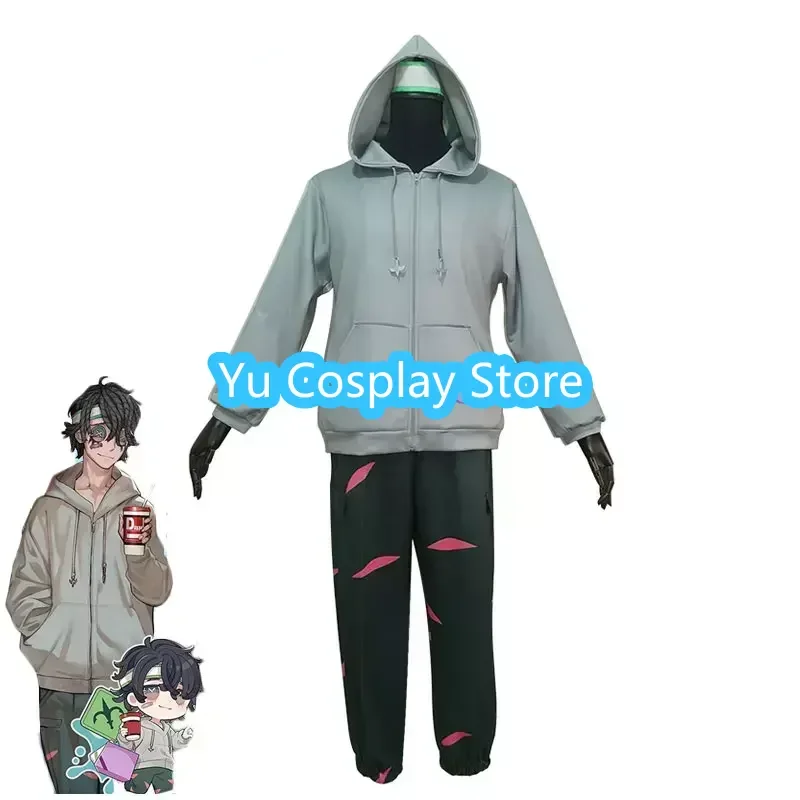 Emil Cosplay Costume Game Identity V Patient Cosplay Suit Coat Pants Anime Clothing Hallween Carnival Uniforms Custom Made