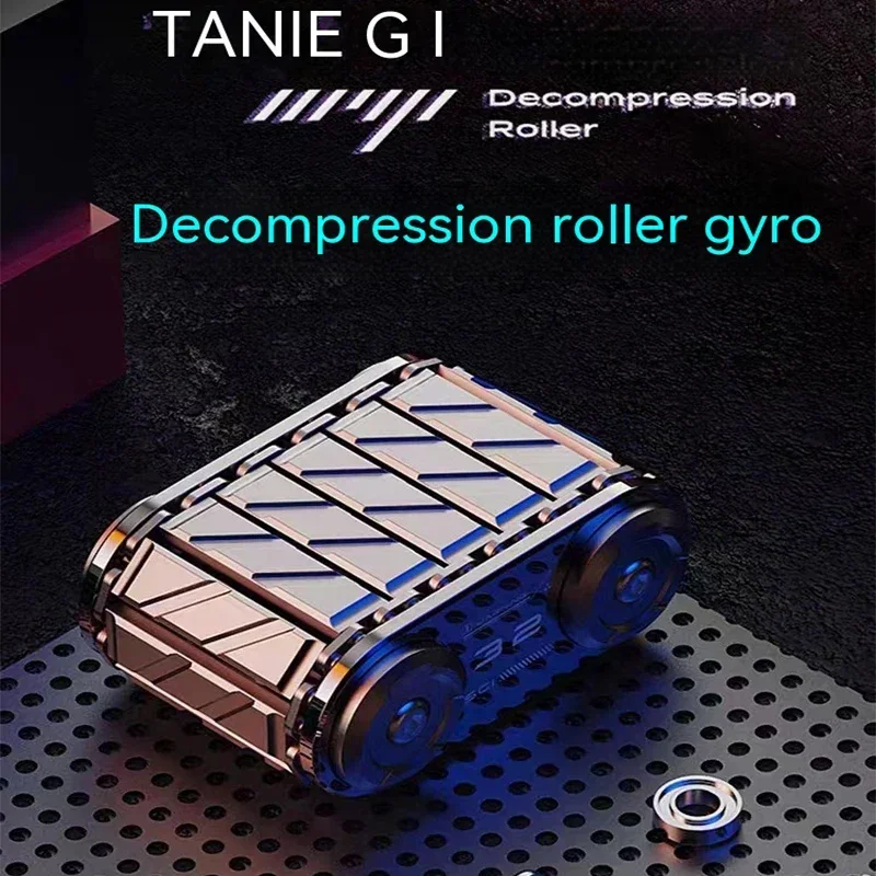 

Tank Fidget Roller Autism ADHD Metal EDC Fidget Toys Office Desk Toys Anxiety Stress Relief Toys Adult Kids Christmas Gift