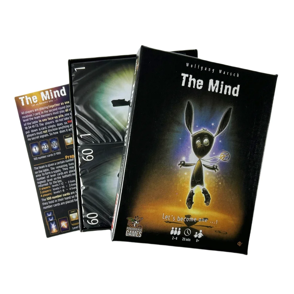 The Mind Card Game Puzzle Board Game Team Experience Interactive Game - The ming soulmates - The Mind Extreme Social Skills Game