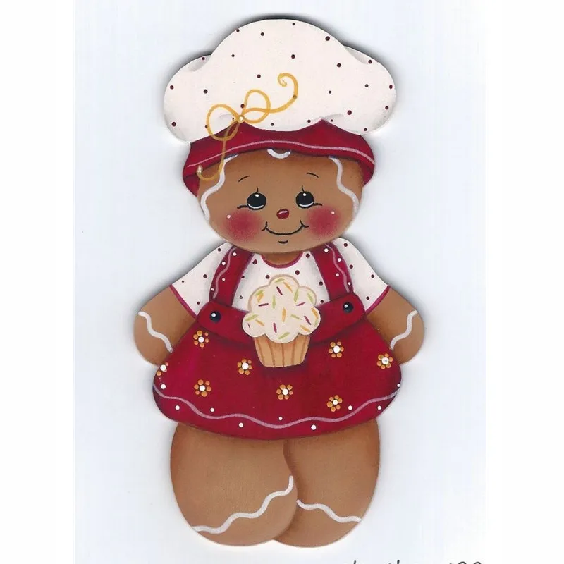 Wyczyść pieczęć i Meatl cięcia gingerbread Man przezroczyste DIY silikonowe pieczątki Scrapbooking kartki dekoracyjne