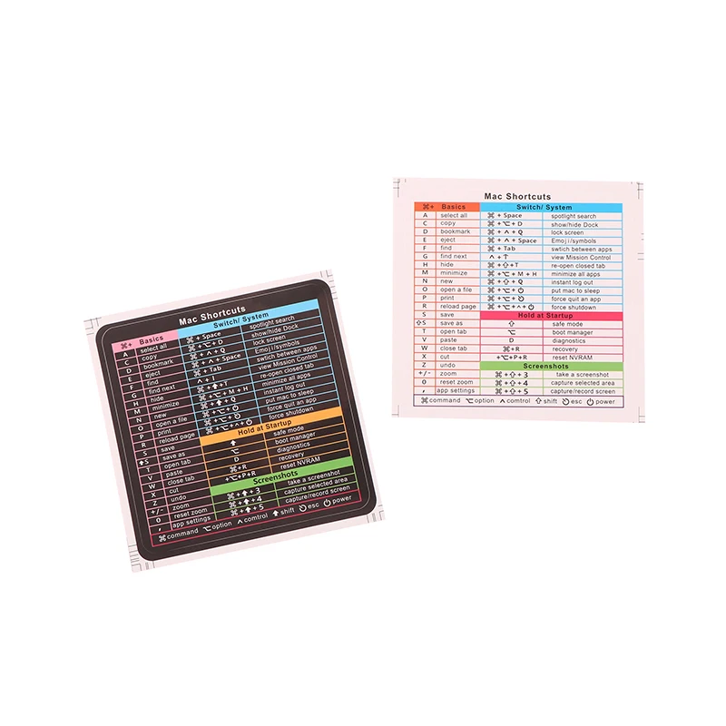 2 stücke Windows/Wort Referenz Tastatur Computer Short cut Aufkleber Aufkleber für schnelle Referenz Tastatur Anleitung