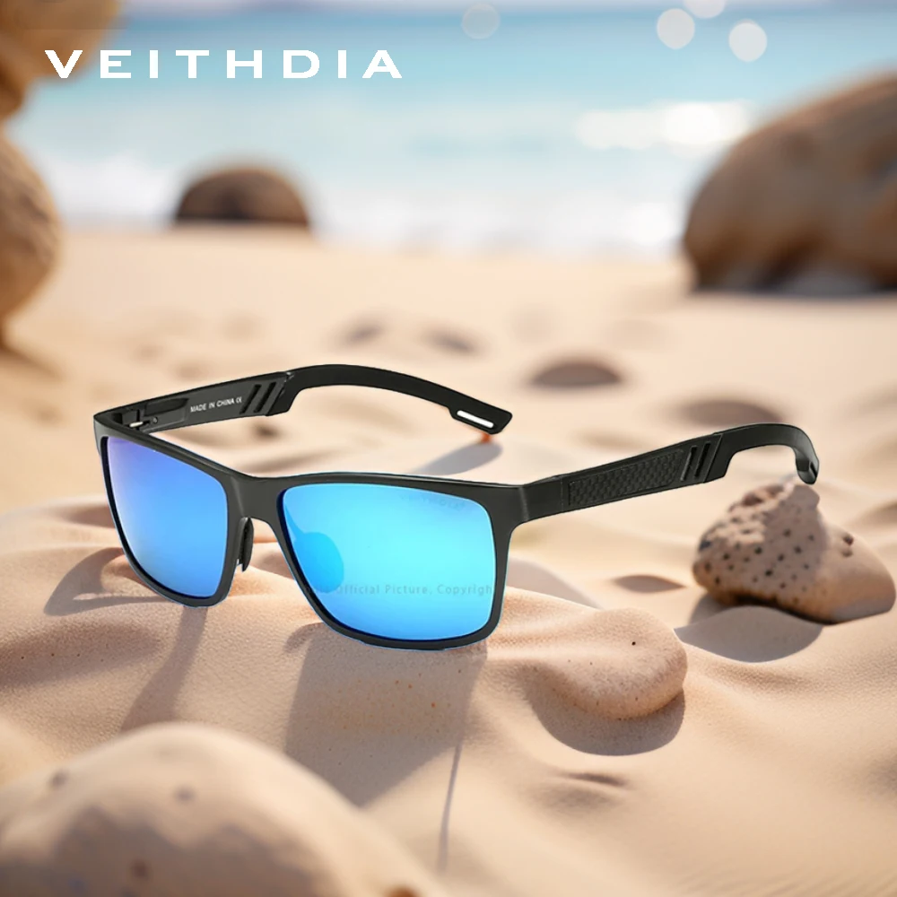 

VEITHDIA брендовые новые модные солнцезащитные очки с поляризационными линзами UV400 в алюминиевой оправе, спортивные очки для вождения на открытом воздухе для мужчин и женщин VFA6560