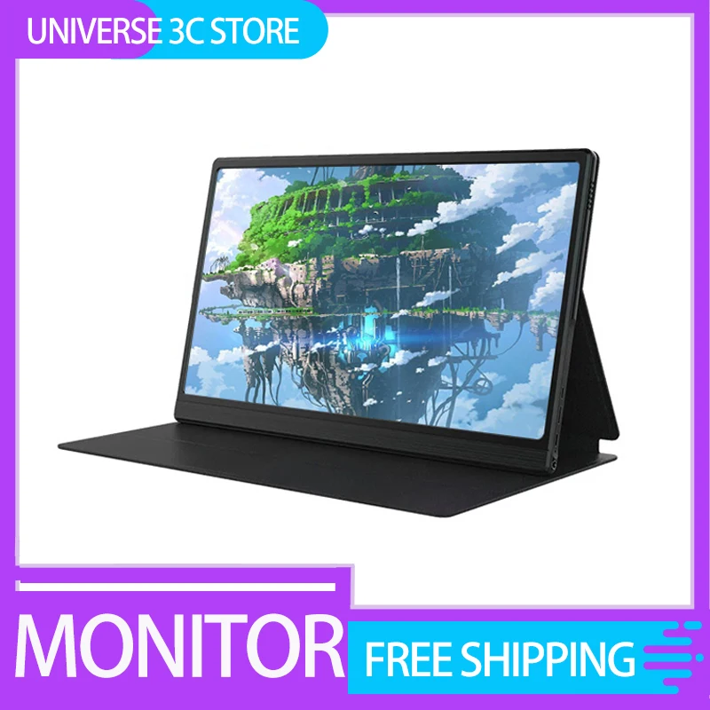 

Portable Monitor Ips 144hz Hdr 1080p Notebook Extension Secondary Screen Touch Rgb Accessories For Pc Compurter Laptop Office