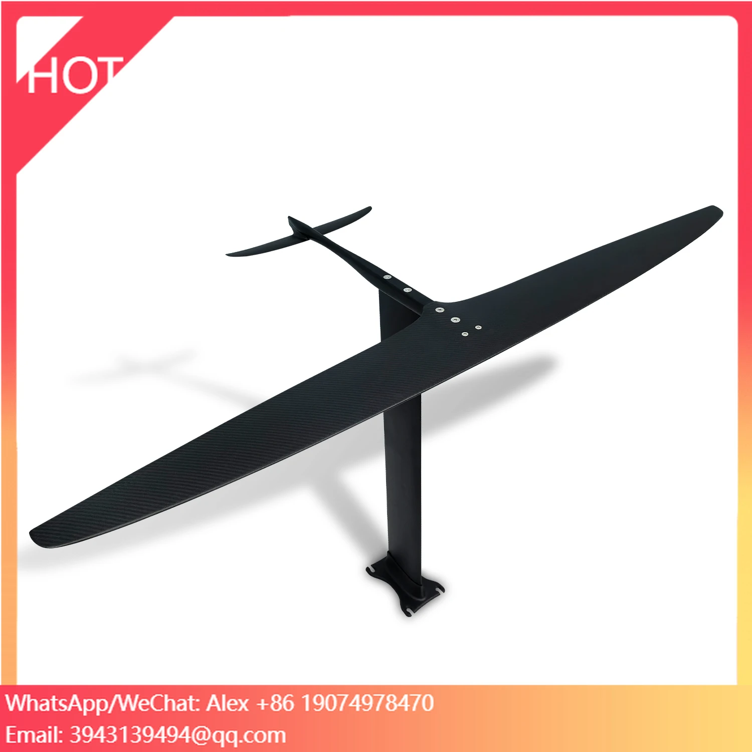 

Unisex Custom Logo Carbon Fiber Airfoil Board Hydrofoil Surfboard