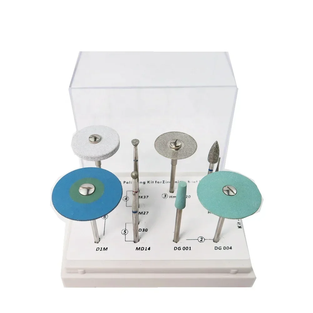 

Dentals grindings polishing kit for zirconia burs drill kit HP/Applied to Alloy,metal,ceramics,Jewellery,stones polishing