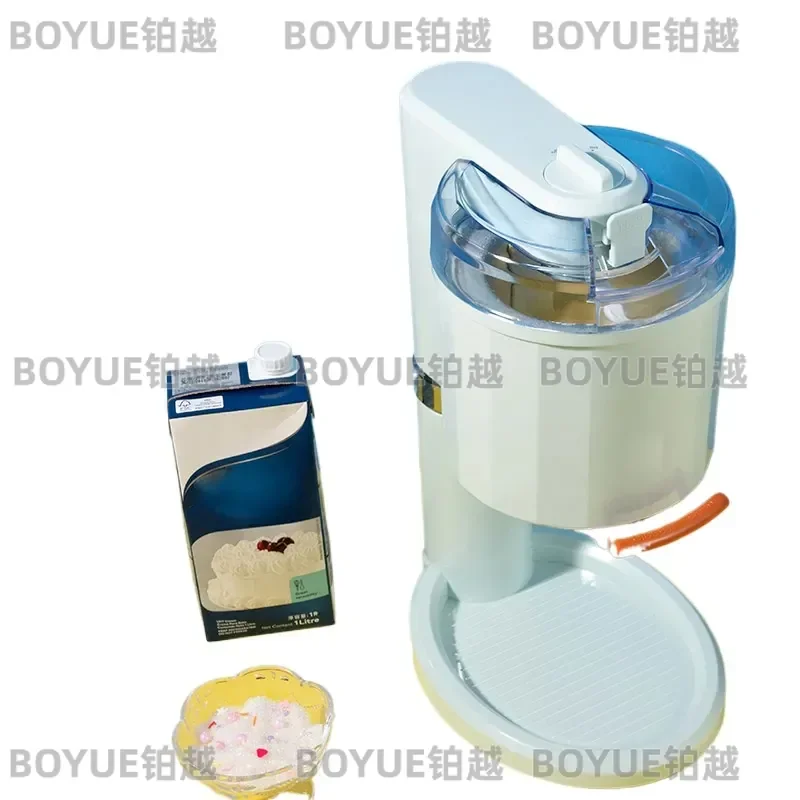 Household Yogurt Ice Cream Roll Machine Small Fruit Ice Cream Maker Smoothie Machine DIY 220V 20W 1L
