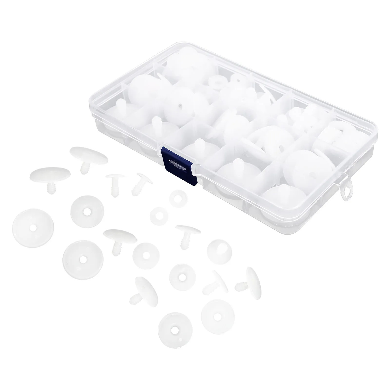 

Box of Movable Plastic Joint Connectors Premium DIY Craft Animal Joints for Handmade Puppets Bear Making Supplies