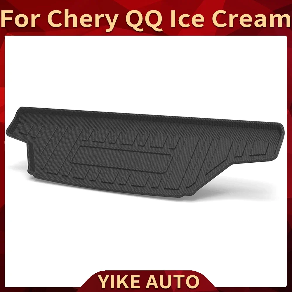 For Chery QQ Ice Cream 2022-2024 Auto Car Cargo Liner All-Weather TPE Non-slip Trunk Mats Waterproof Tray Trunk Carpet Accessory