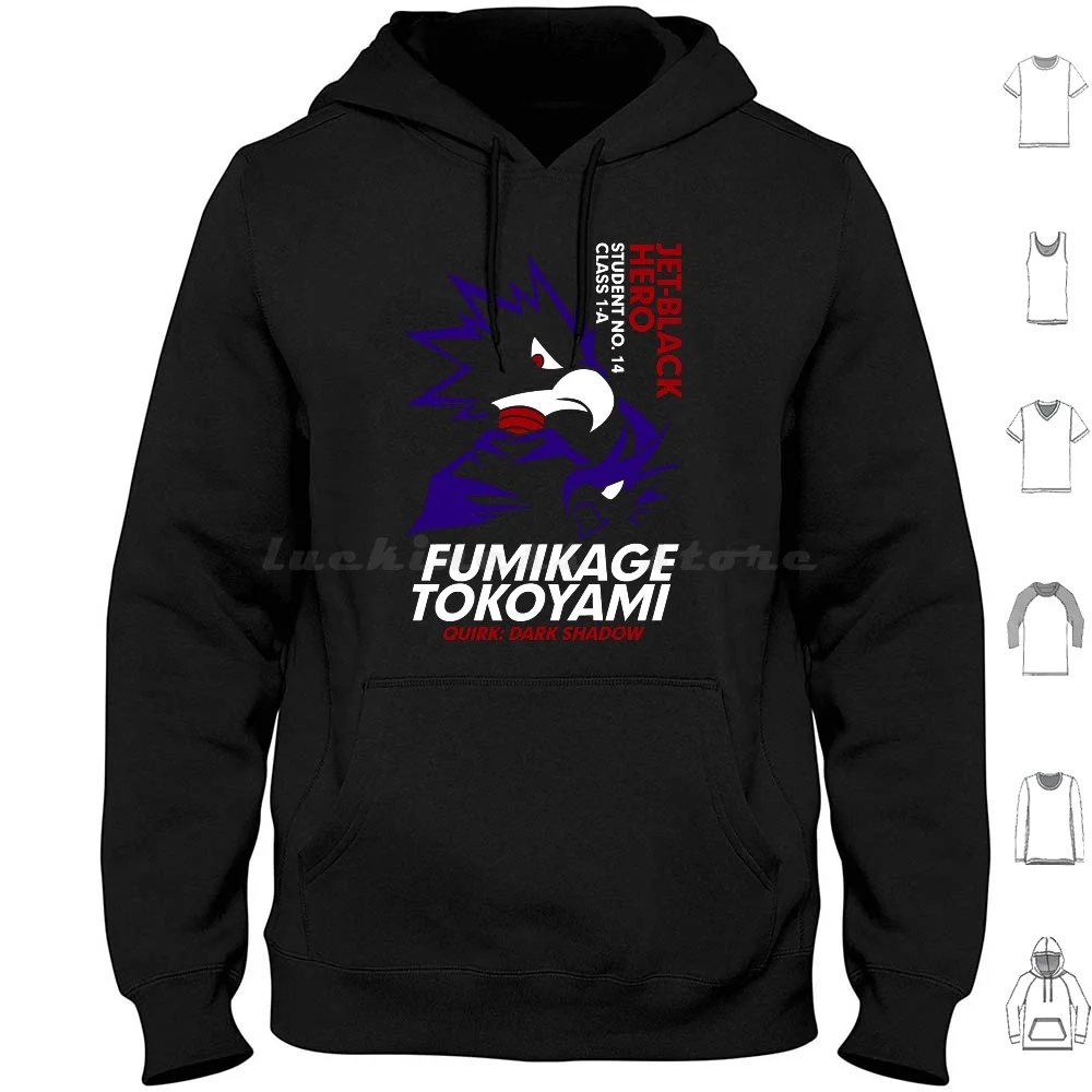 Boku No Hero Academia-Fumikage Tokoyami | Perfect Gift Hoodies Long Sleeve Fumikage Tokoyami Tokoyami Boku No Hero