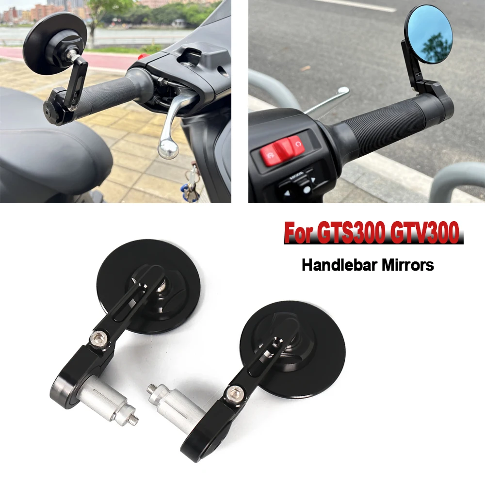 

For Vespa GTS 300 GTS300 GTV300 Sprint 150 Primavera 150 New Accessories CNC Aluminium Motorcycle Handlebar Rearview Mirrors