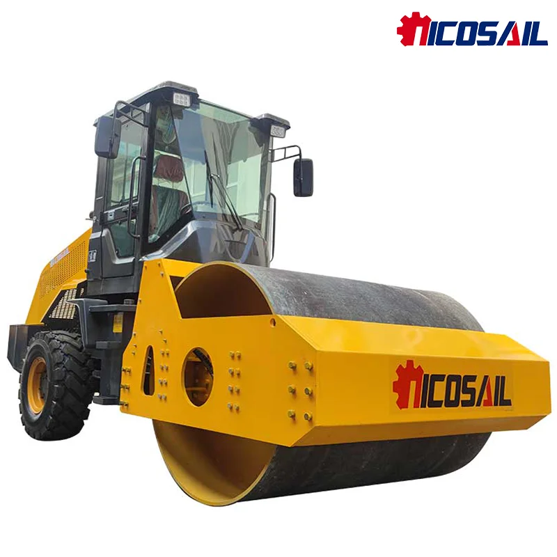 

8-тонный гидравлический привод, асфальтовый валик, дорожный барабан с вибрационной функцией