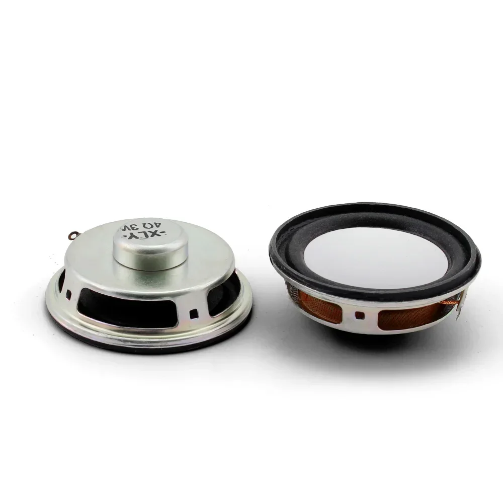 2Pcs 3W 4R Mini Speaker Diameter 50MM Mini Amplifier Rubber Gasket Loudspeaker Trumpet 3 Watt 4 ohm 5CM Speakers For Arduino Kit