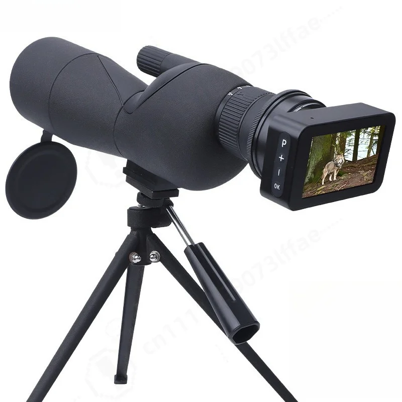 4K Full Color Electronic Eyepiece Telescope, Night Vision 1500M Monocular Binocular for Bird Watching Astronomy  Observation