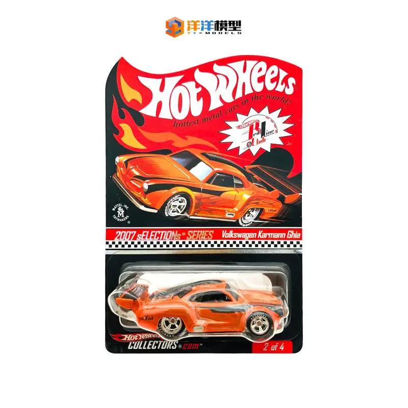 Hot Wheels-Volkswagen Karmann Ghia, Collection d'ornements de modèles de chariot en alliage moulé sous pression, 2007 rlc, 1:64