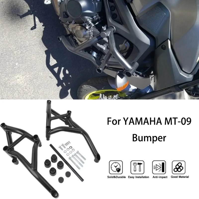 MTKRACING For YAMAHA MT-09 2017-2020 Motorcycle engine collision bar motorcycle engine bumper protective frame kit