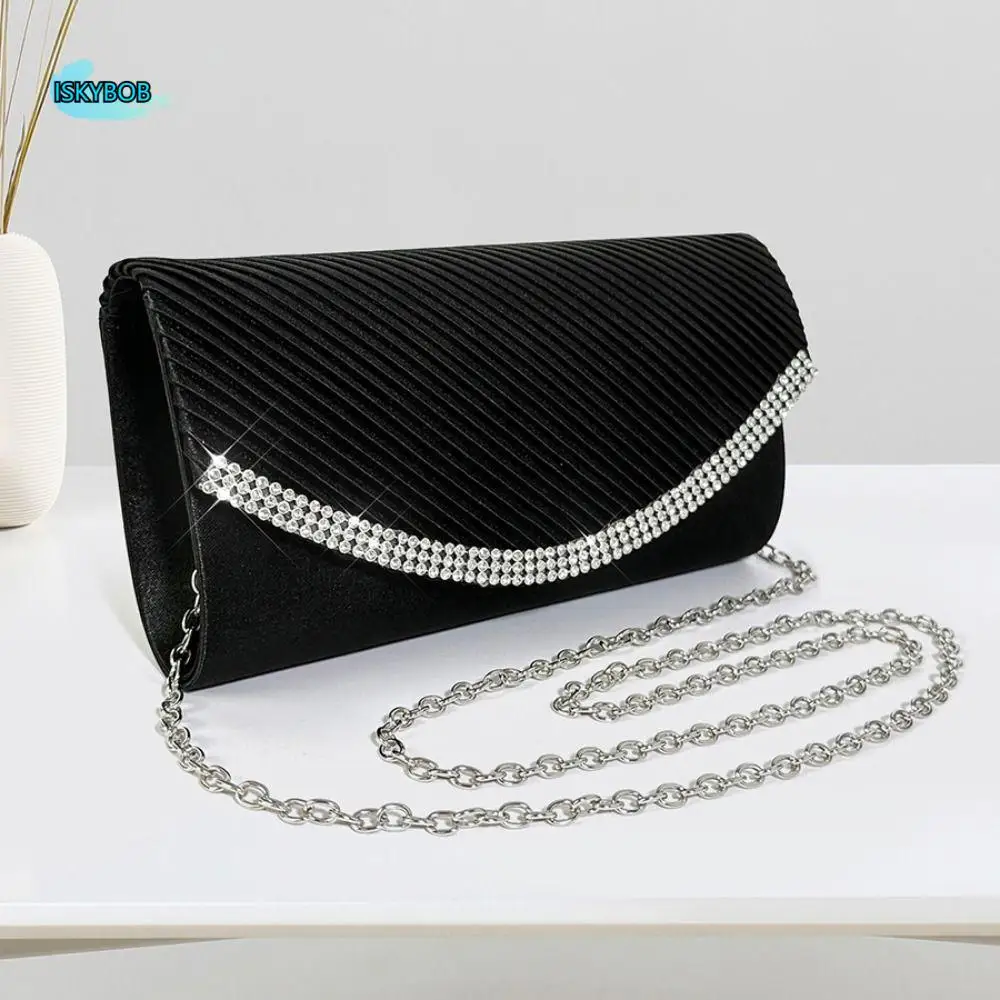 

Mini Shiny Evening Banquet Bag Crossbody Bag Temperament Glitter Shoulder Bag Clutch Bag Small Purse Rhinestone Hand Bag Wedding