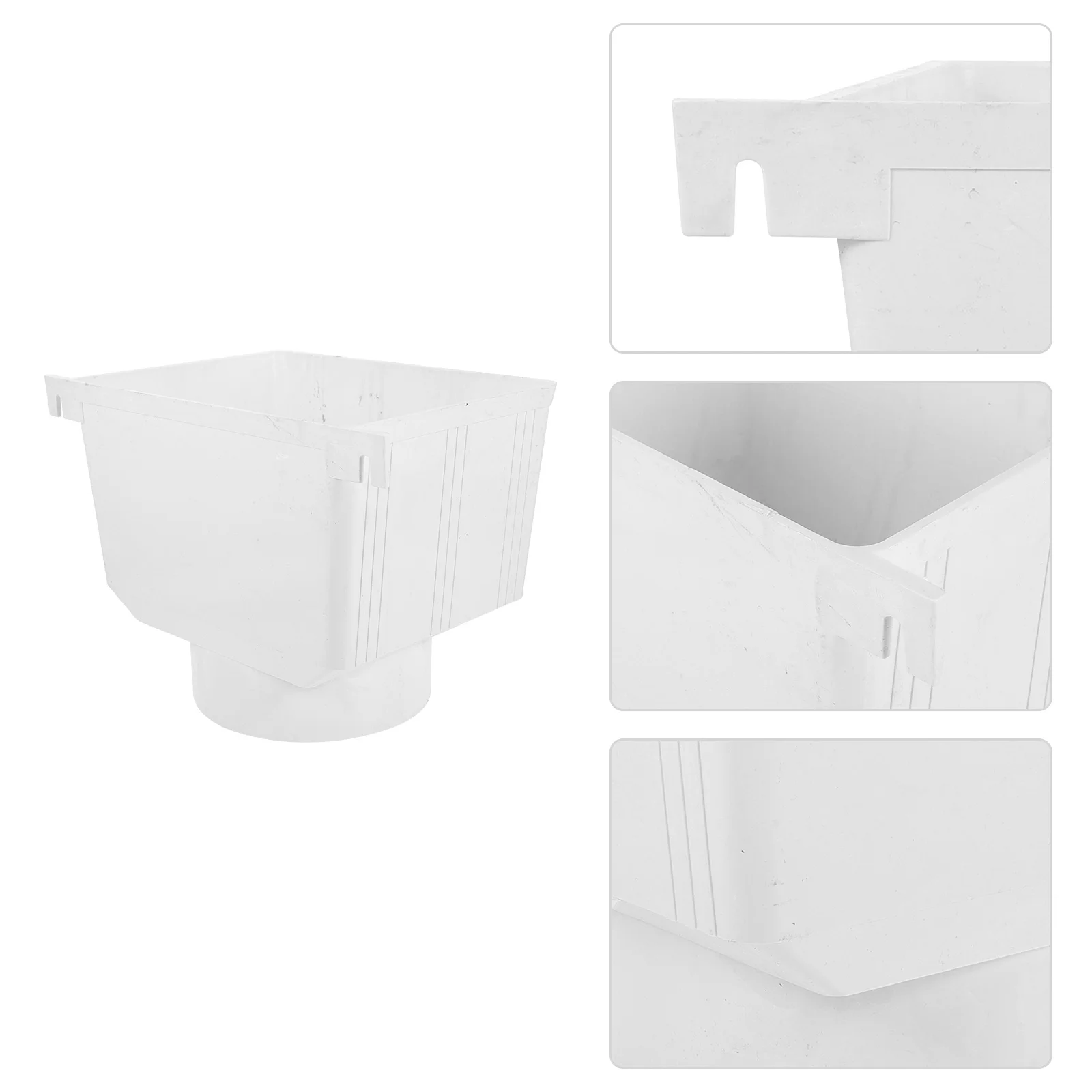 

Downspout Diverter PVC Rain Gutter Rainwater Collection System Compatible with Rain Barrels Gutter Water Diverter for Efficient