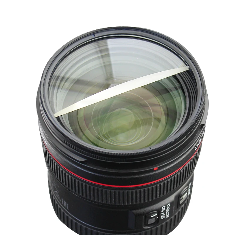 49‑95mm Clear Glass Split Focus Filter,Waterproof Lens Filter With Aluminum Alloy Frame For Focus‑Splitting Shooting