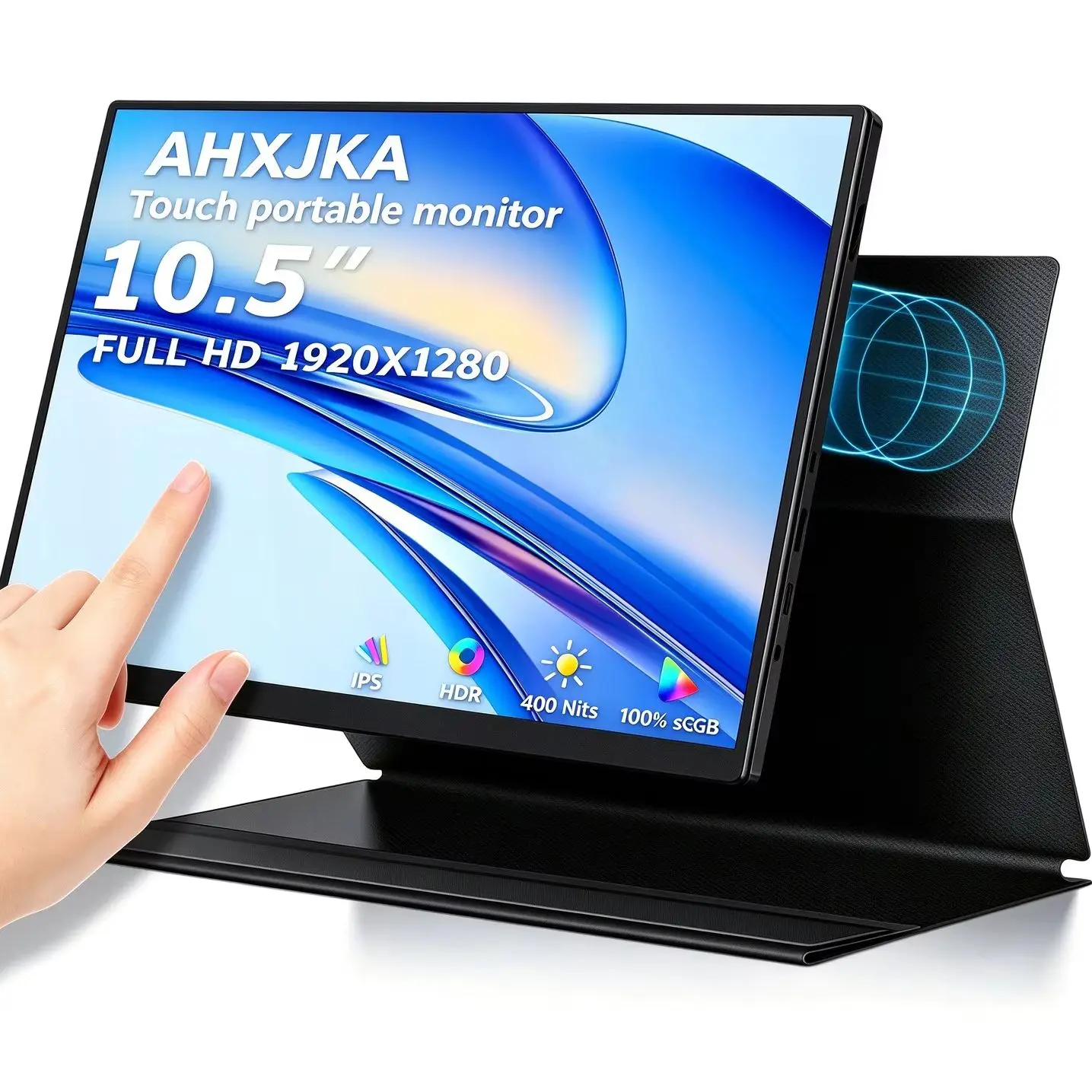 10.5 Inch Touch Portable Monitor IPS 1920*1280 FHD 100%sRGB 3:2 Aspect Ratio Ultra Slim Display Type-C Mini HDMI for Laptop PC