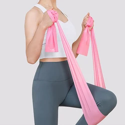 Bandas elásticas de látex para Yoga, extensor circular de cadera portátil para Pilates, tensión, gimnasio, entrenamiento de fuerza familiar, cinturón de resistencia