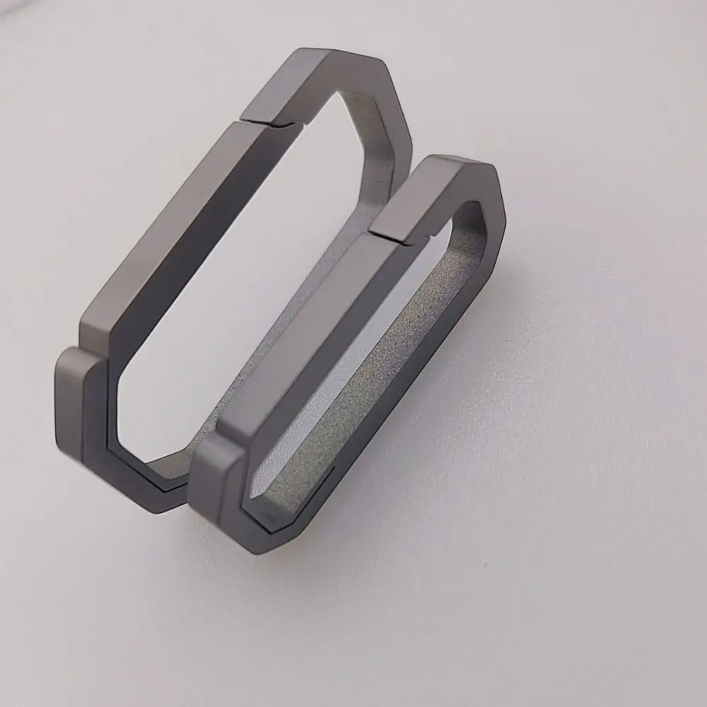 Real Titanium Alloy EDC Key Rings Keychains Buckle Pendant Super Lightweight Man Car Keychain for Male Creativity Gift